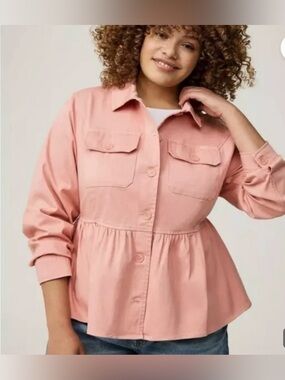 Torrid Peplum Utility Jacket